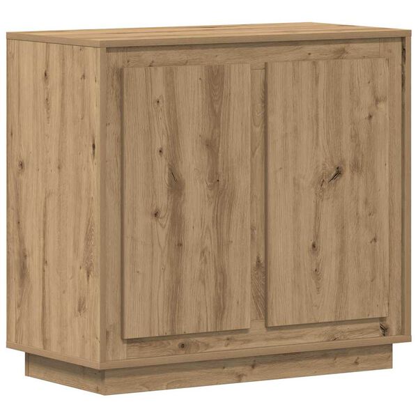 vidaXL Sideboard Artisan Ek 80 x 40 x 75 cm Konstruerat trä