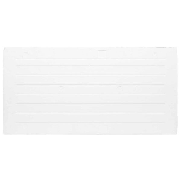 vidaXL V&auml;ggpaneler 10 pcs Ljusgr&aring; och vit. 100 x 50 cm EPS Skum