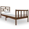 vidaXL S&auml;ngram honungsbrun massiv furu 75x190 cm