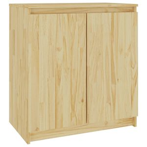 vidaXL Sk&aring;p 60x36x65 cm massiv furu