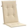 vidaXL Stolsdynor 6 st beige 120x50x3 cm tyg
