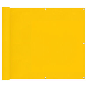 vidaXL Balkong Sk&auml;rm Gul 100 x 800 cm Oxford Tyg