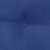 vidaXL Ryggkudde Polisblå 45 x 24 x 50 cm Sammet