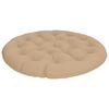 vidaXL Papasan-kudde VIANEN 100% Polyester Sand &Oslash; 120 x 12 cm