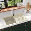 vidaXL Diskho granit enkel beige