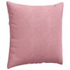 vidaXL Sofakuddar 2 pcs Rosa 60 x 60 cm Kordread tyg