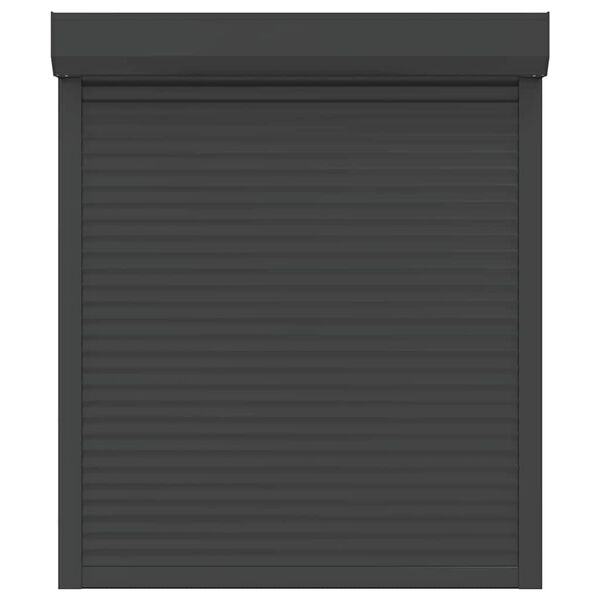 vidaXL Rulljalusi aluminium 110x130 cm antracit