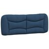 vidaXL Bed Frame without Mattress "Hvar" Blue 140x200 cm Fabric