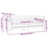 vidaXL Chesterfieldsoffa 3-sits linne