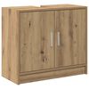 vidaXL Badrumssk&aring;p Artisan Ek 63 x 29 x 55 cm Konstruerat tr&auml;