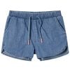 vidaXL Barnshorts denimbl&aring; 140