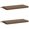 vidaXL B&auml;nk Kuddar SOEST 2 st 100% Polyester Taupe 80 x 40 x 5 cm