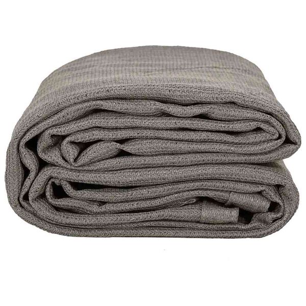 vidaXL T&auml;ltmatta Ljusgr&aring; 500 &times; 300 cm polyeten