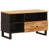 vidaXL TV-sk&aring;p Brun 80 x 33 x 46 cm Massivt mangotr&auml;