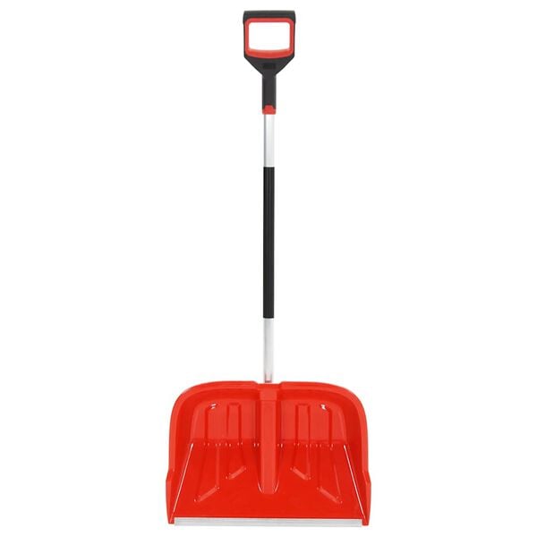 vidaXL Snöskyffel röd 136 cm aluminium