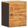vidaXL H&auml;ngande Badrumssk&aring;p Naturf&auml;rg 38 x 33 x 48 cm Massivt mangotr&auml;