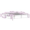 vidaXL Sängram utan madrass 150x200 cm massiv furu