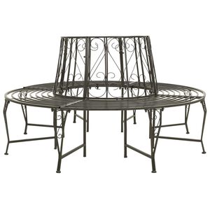 vidaXL Tr&auml;db&auml;nk 160 cm st&aring;l
