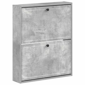vidaXL V&auml;ggmonterad skosk&aring;p EDE 71 x 17 x 86 cm Konstruerat tr&auml;