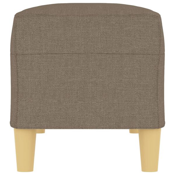 vidaXL Bänk taupe 100x35x41 cm tyg