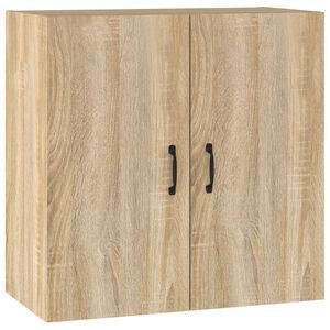 vidaXL V&auml;ggsk&aring;p sonoma-ek 60x31x60 cm konstruerat tr&auml;