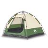 vidaXL Campingt&auml;lt 4 personer gr&ouml;n snabbrest
