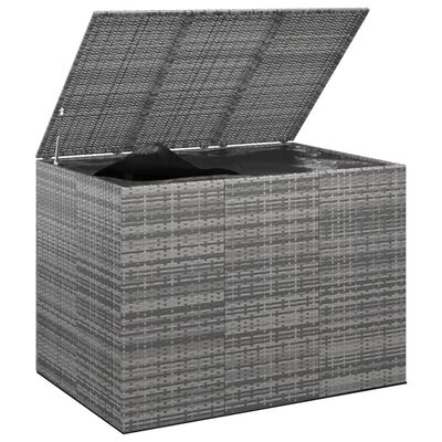 vidaXL Dynbox PE-rotting 145x100x103 cm grå