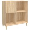 vidaXL Stereob&auml;nk sonoma-ek 84,5x38x89 cm konstruerat tr&auml;