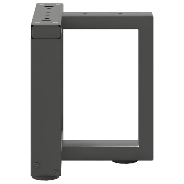 vidaXL Soffbordsben T-formade 2 st antracit 30x25x(30-31) cm st&aring;l