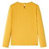 T-shirt med l&aring;nga &auml;rmar f&ouml;r barn ockra 104