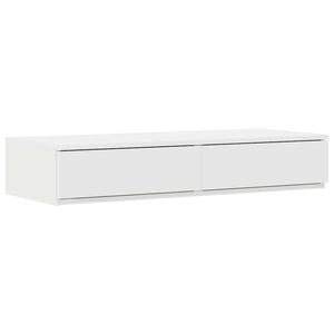 vidaXL S&auml;ngl&aring;dor Vit 100 x 36,5 x 16,5 cm Konstruerat tr&auml;
