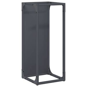 vidaXL Vedst&auml;ll antracit 25x25x60 cm kallvalsat st&aring;l