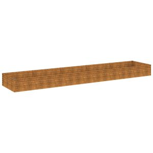 vidaXL Odlingsl&aring;da 482x100x36 cm rosttr&ouml;gt st&aring;l