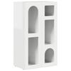 vidaXL Sideboard ELST H&ouml;gblanka vita 59 x 35 x 100,5 cm