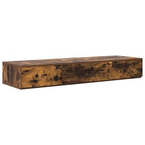 vidaXL Studio skrivbord R&ouml;kt ek 152 x 40 x 19,5 cm Konstruerat tr&auml;