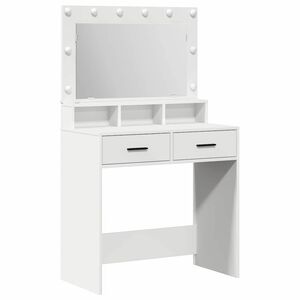 vidaXL Smyckebord Vit 79 x 41 x 135 cm Konstruerat tr&auml;