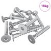 vidaXL Konfirmationsskruvar 5000 pcs Silver Metall