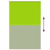 vidaXL Rullgardin m&ouml;rkl&auml;ggning blad gr&ouml;n 155x230 cm tyg bredd 151,6 cm