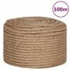 vidaXL Rep 100% Jute 10 mm 100 m