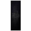 vidaXL K&ouml;ksmatta Bestick Svart 180 x 60 cm Sammet