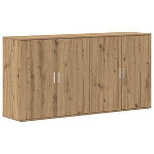 vidaXL Sideboard 2 pcs Artisan Ek 79 x 38 x 80 cm Konstruerat tr&auml;
