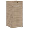 vidaXL Tr&auml;dg&aring;rdssk&aring;p beige 55x55x111 cm konstrotting