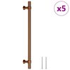 vidaXL Sk&aring;phandtag 5 st brons 192 mm rostfritt st&aring;l