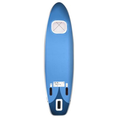 vidaXL Upplåsbar SUP-bräda set blå 360x81x10 cm