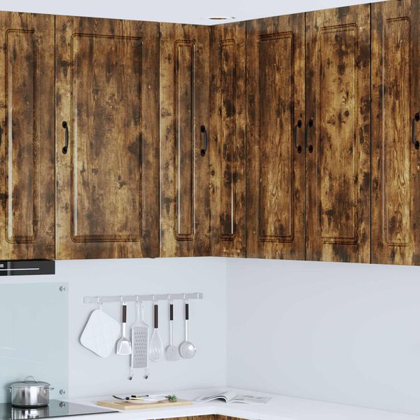 vidaXL K&ouml;kssk&aring;p Kalmar R&ouml;kt ek 57 x 57 x 100 cm Konstruerat tr&auml;