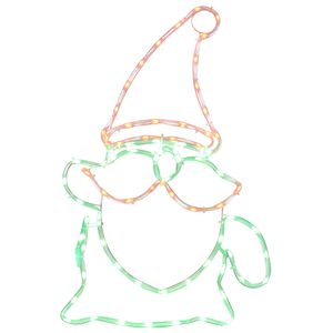 vidaXL LED-tomte LOVIISA 80 LED-lampor M&aring;ngf&auml;rgad och 38 x 60 cm