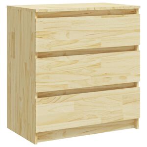 vidaXL S&auml;ngbord 60x36x64 cm massiv furu