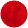 vidaXL Mjuk matta HUARTE med kort lugg tv&auml;ttbar r&ouml;d &Oslash; 200 cm
