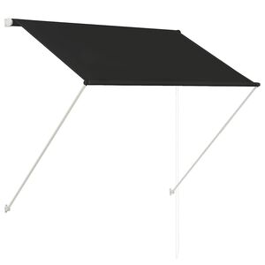 vidaXL Markis 150x150 cm antracit