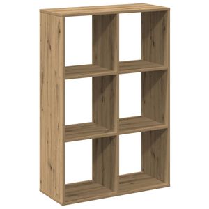 vidaXL Bokhylla/Rumsavdelare ek 69,5x29x103,5 cm konstruerat tr&auml;